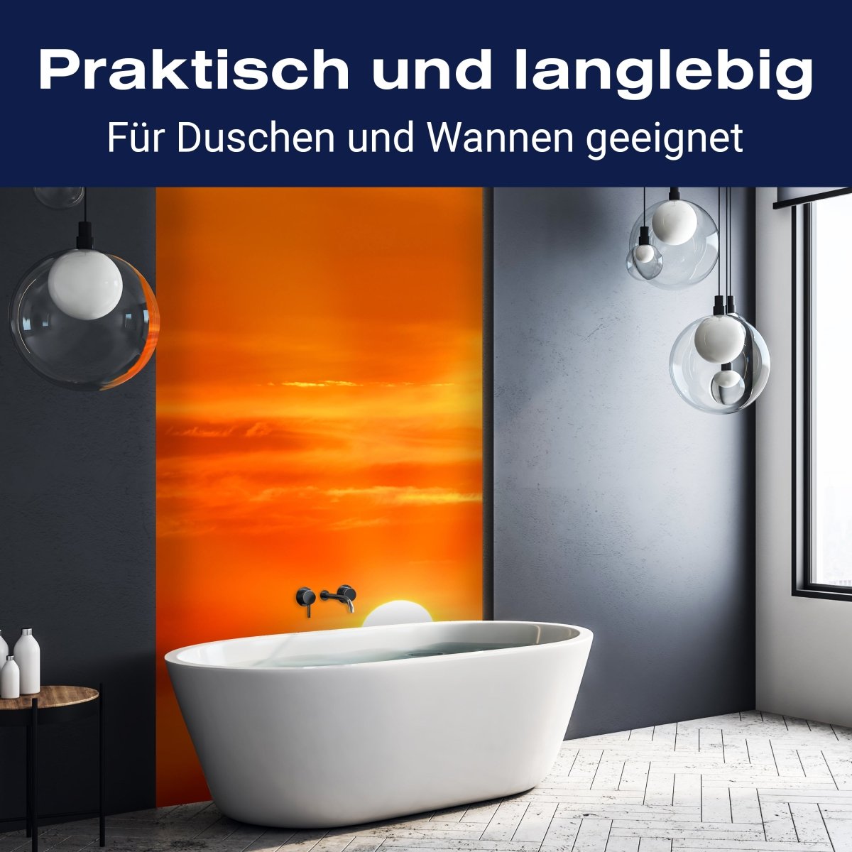 Duschwand Abendrot Meer M0301 entdecken - Bild 3 Duschwand Abendrot Meer M0301 entdecken - Bild 3