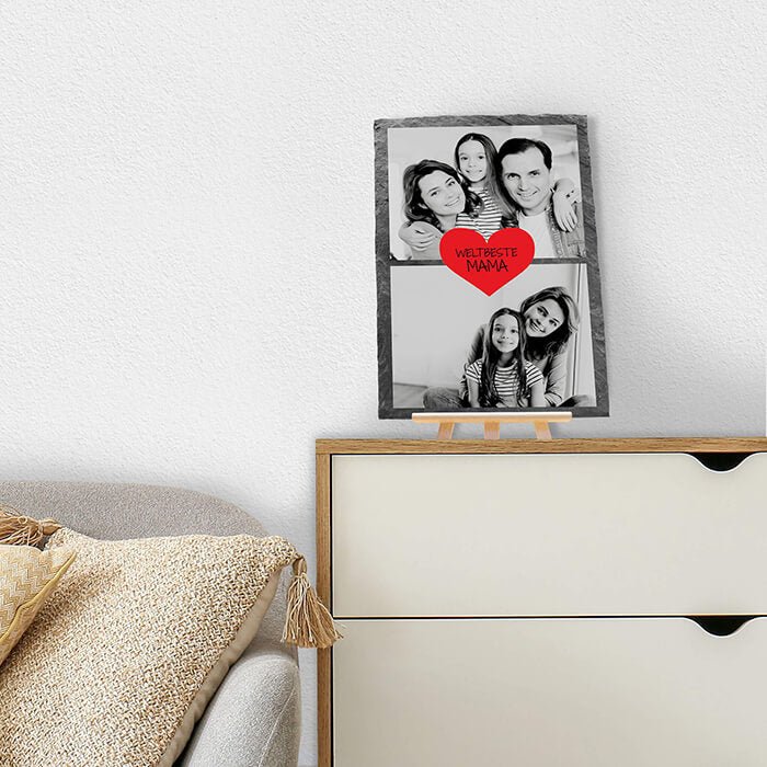 Schiefertafel mit Staffelei weltbeste Mama M0301 - Bild 2 Schiefertafel mit Staffelei weltbeste Mama M0301 - Bild 2