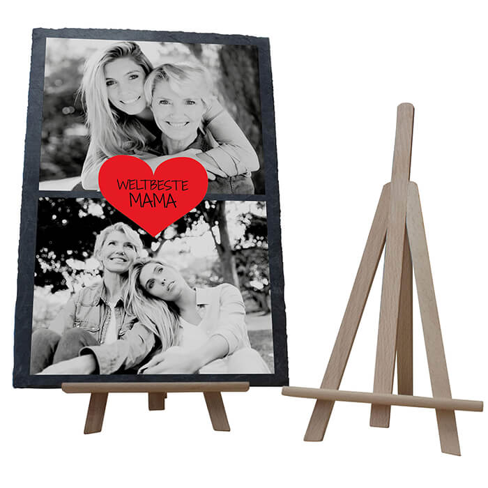 Schiefertafel mit Staffelei weltbeste Mama M0301 - Bild 3 Schiefertafel mit Staffelei weltbeste Mama M0301 - Bild 3