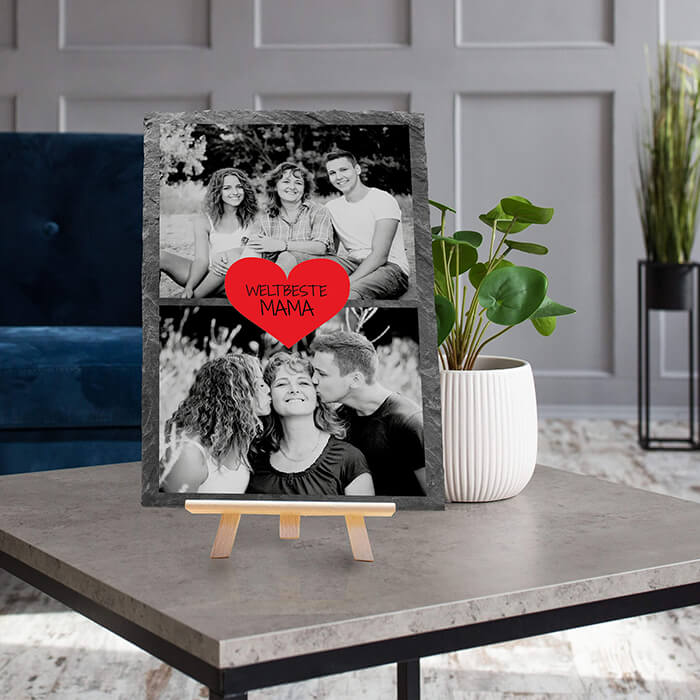 Schiefertafel mit Staffelei weltbeste Mama M0301 - Bild 4 Schiefertafel mit Staffelei weltbeste Mama M0301 - Bild 4