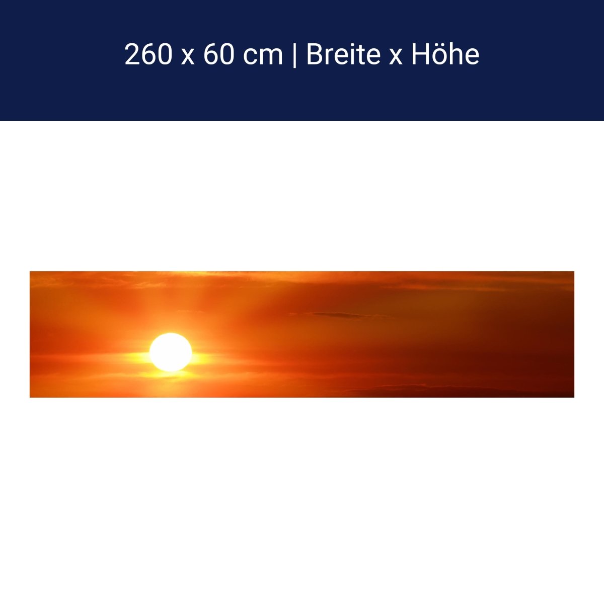 Küchenrückwand Abendrot Meer M0301 Küchenrückwand Abendrot Meer M0301