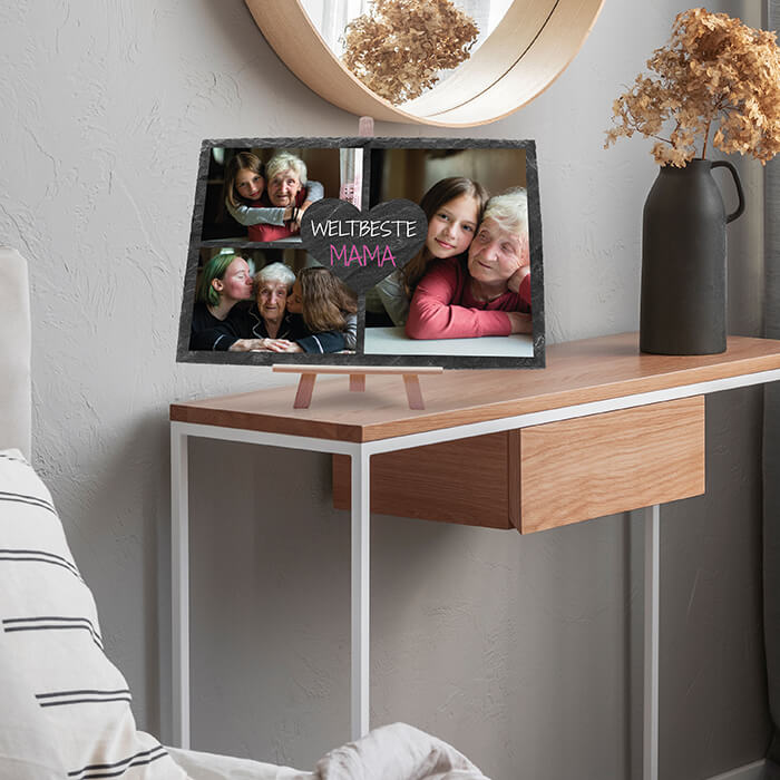 Schiefertafel mit Staffelei weltbeste Mama M0303 - Bild 7 Schiefertafel mit Staffelei weltbeste Mama M0303 - Bild 7