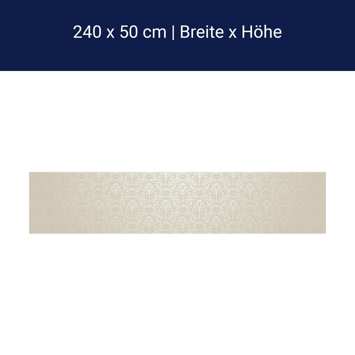 Küchenrückwand Barockmuster Beige M0306 Küchenrückwand Barockmuster Beige M0306