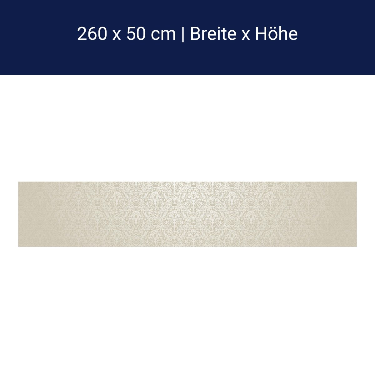Küchenrückwand Barockmuster Beige M0306 Küchenrückwand Barockmuster Beige M0306