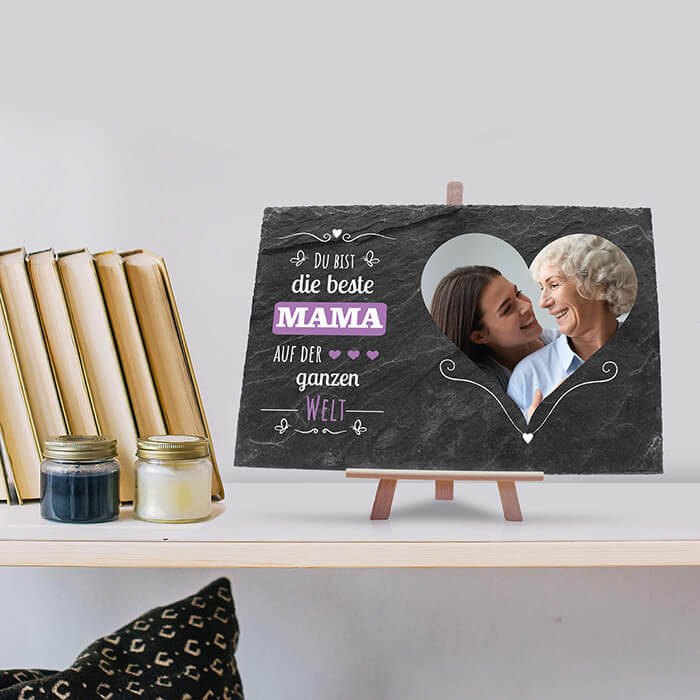 Schiefertafel mit Staffelei Beste Mama M0307 - Bild 4 Schiefertafel mit Staffelei Beste Mama M0307 - Bild 4