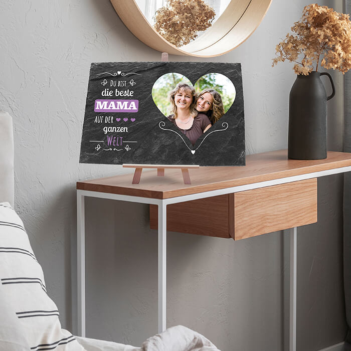 Schiefertafel mit Staffelei Beste Mama M0307 - Bild 7 Schiefertafel mit Staffelei Beste Mama M0307 - Bild 7