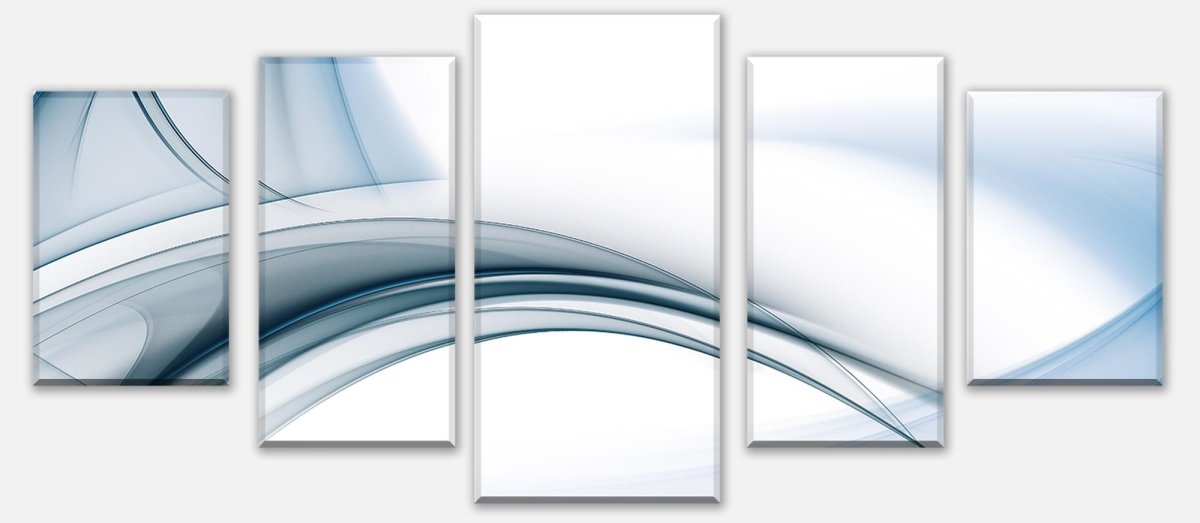 Leinwandbild Mehrteiler Blaue Glaswelle M0307 entdecken - Bild 1 Leinwandbild Mehrteiler Blaue Glaswelle M0307 entdecken - Bild 1