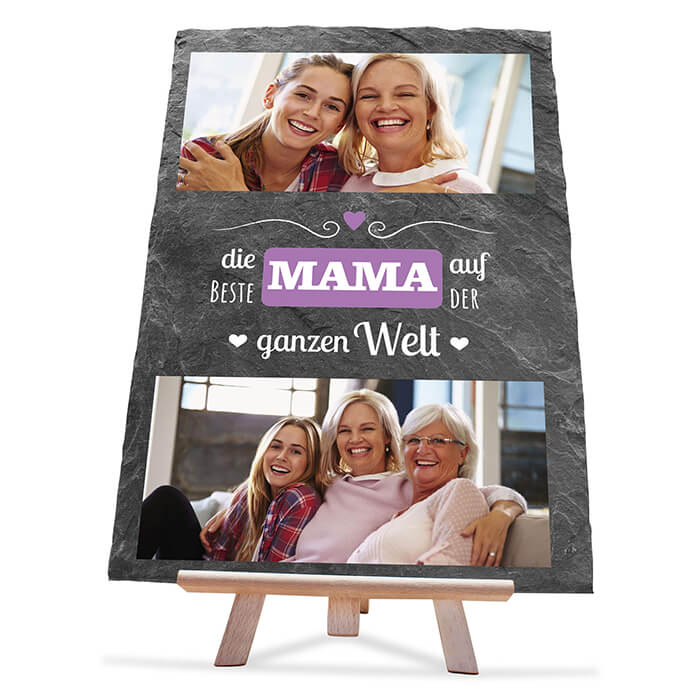 Schiefertafel mit Staffelei Beste Mama M0308 - Bild 1 Schiefertafel mit Staffelei Beste Mama M0308 - Bild 1