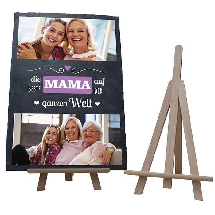 Schiefertafel mit Staffelei Beste Mama M0308 - Bild 3 Schiefertafel mit Staffelei Beste Mama M0308 - Bild 3
