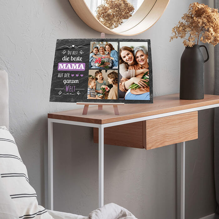 Schiefertafel mit Staffelei Beste Mama M0309 - Bild 2 Schiefertafel mit Staffelei Beste Mama M0309 - Bild 2
