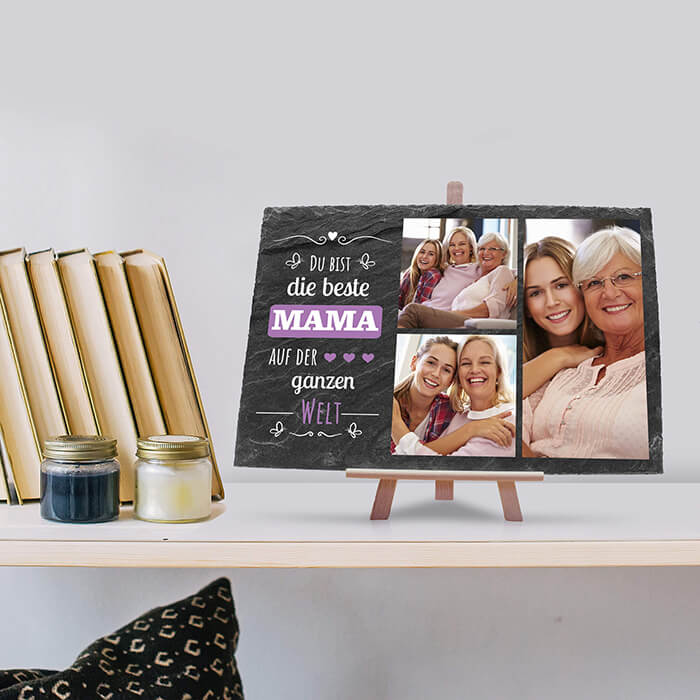 Schiefertafel mit Staffelei Beste Mama M0309 - Bild 4 Schiefertafel mit Staffelei Beste Mama M0309 - Bild 4