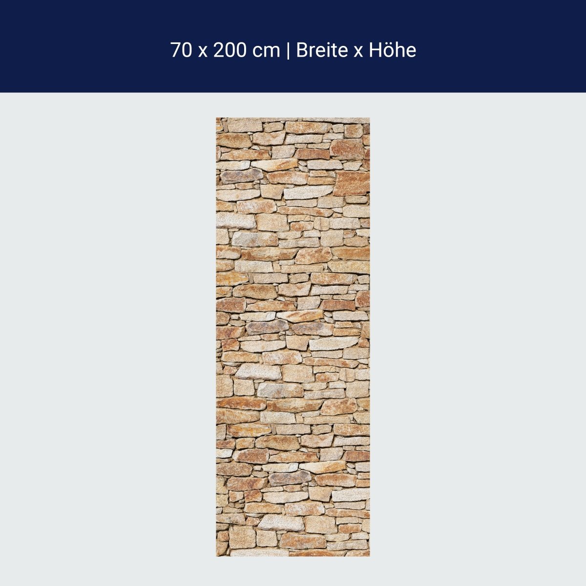 Duschwand Natursteinmauer Hell M0310 Duschwand Natursteinmauer Hell M0310