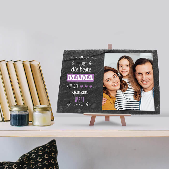 Schiefertafel mit Staffelei Beste Mama M0310 - Bild 4 Schiefertafel mit Staffelei Beste Mama M0310 - Bild 4