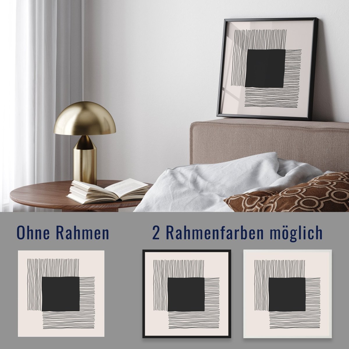 wandmotiv24 Poster, Poster - minimalistisch, schwarz, abstrakt - M0311 - Bild 4 wandmotiv24 Poster, Poster - minimalistisch, schwarz, abstrakt - M0311 - Bild 4