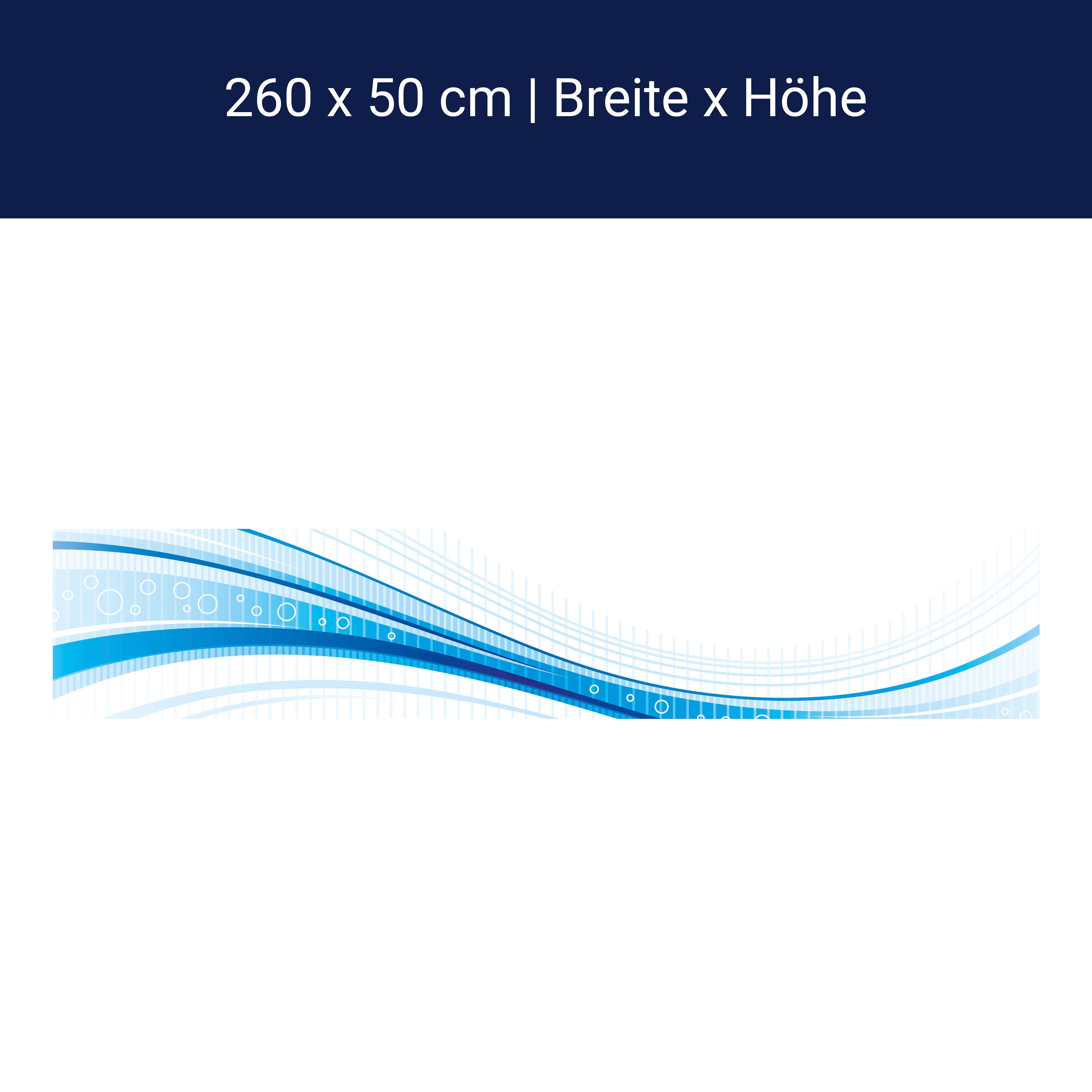 Küchenrückwand Blaue Welle M0312 Küchenrückwand Blaue Welle M0312