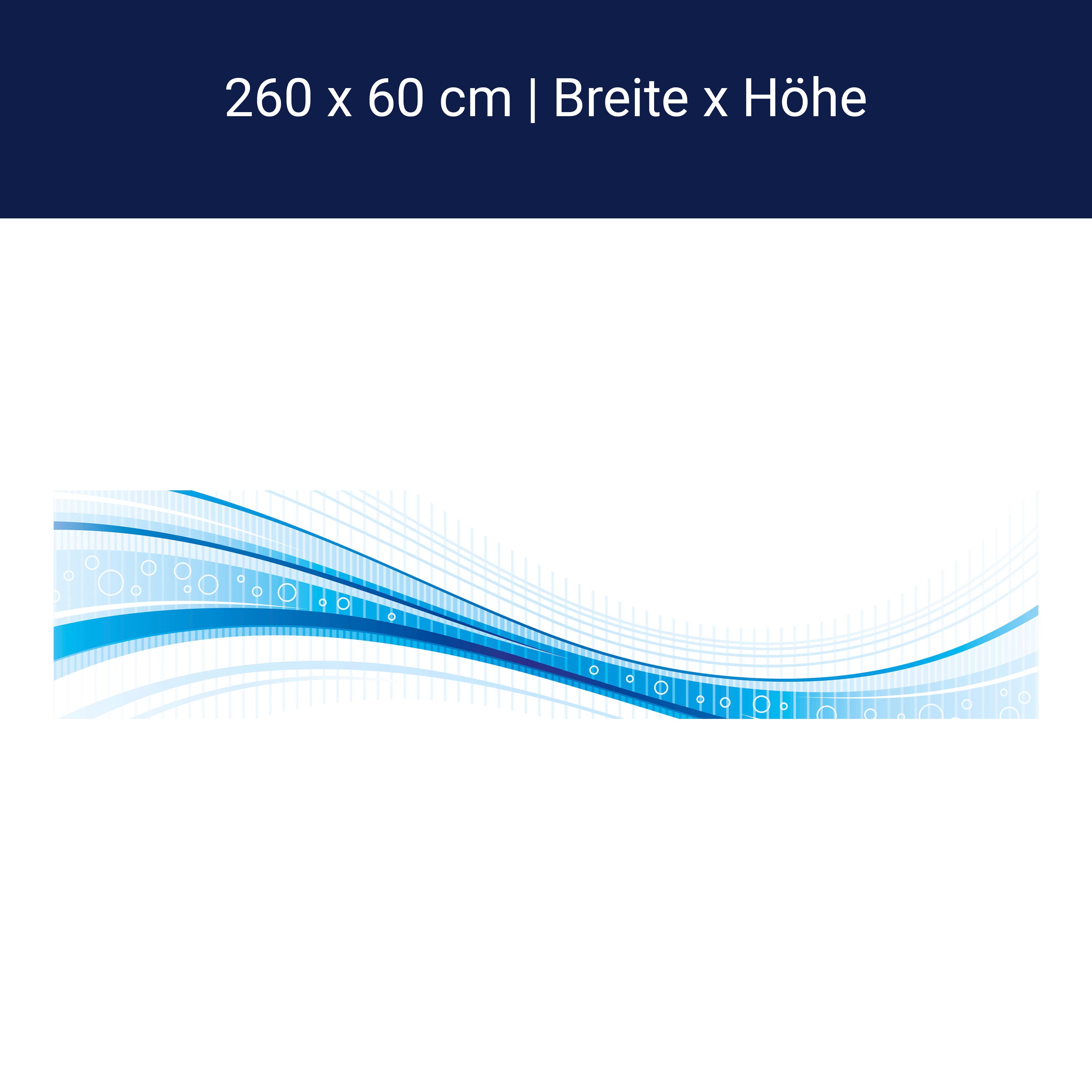 Küchenrückwand Blaue Welle M0312 Küchenrückwand Blaue Welle M0312