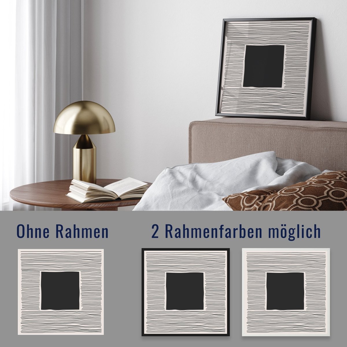 wandmotiv24 Poster, Poster - minimalistisch, schwarz, abstrakt - M0312 - Bild 4 wandmotiv24 Poster, Poster - minimalistisch, schwarz, abstrakt - M0312 - Bild 4