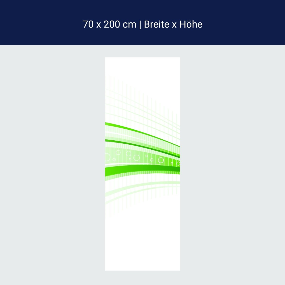 Duschwand Grüne Welle M0313 Duschwand Grüne Welle M0313