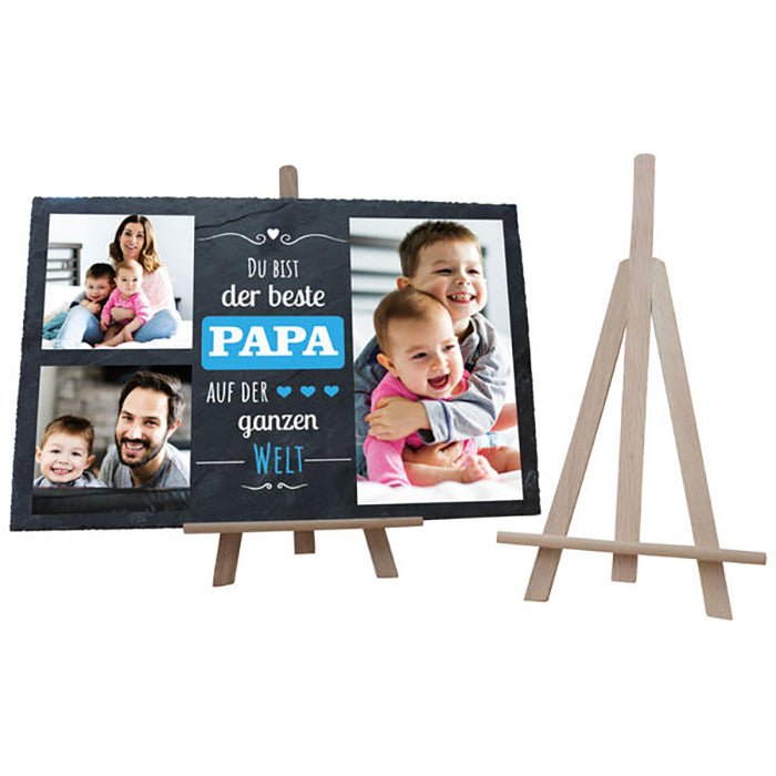 Schiefertafel Bester Papa M0313 - Bild 2 Schiefertafel Bester Papa M0313 - Bild 2