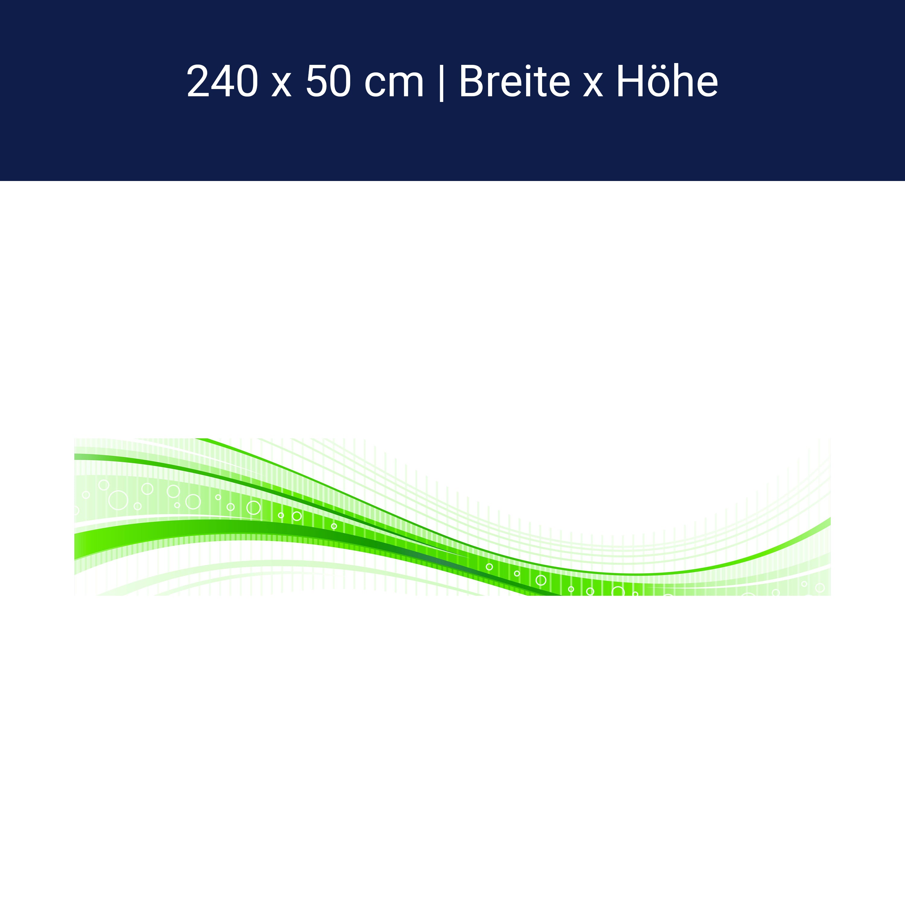 Küchenrückwand Grüne Welle M0313 Küchenrückwand Grüne Welle M0313