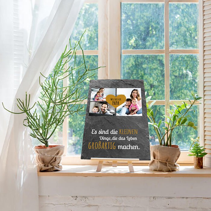 Schiefertafel Bester Papa M0314 - Bild 3 Schiefertafel Bester Papa M0314 - Bild 3