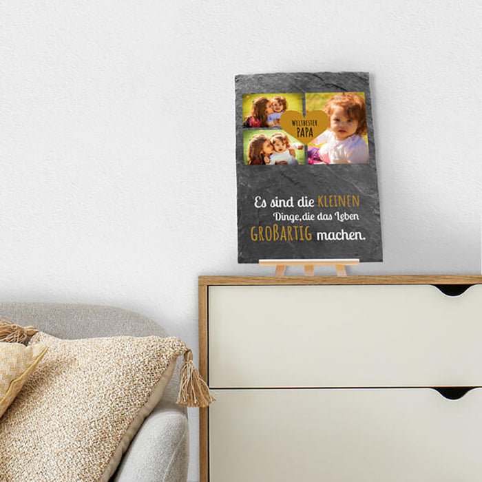 Schiefertafel Bester Papa M0314 - Bild 5 Schiefertafel Bester Papa M0314 - Bild 5