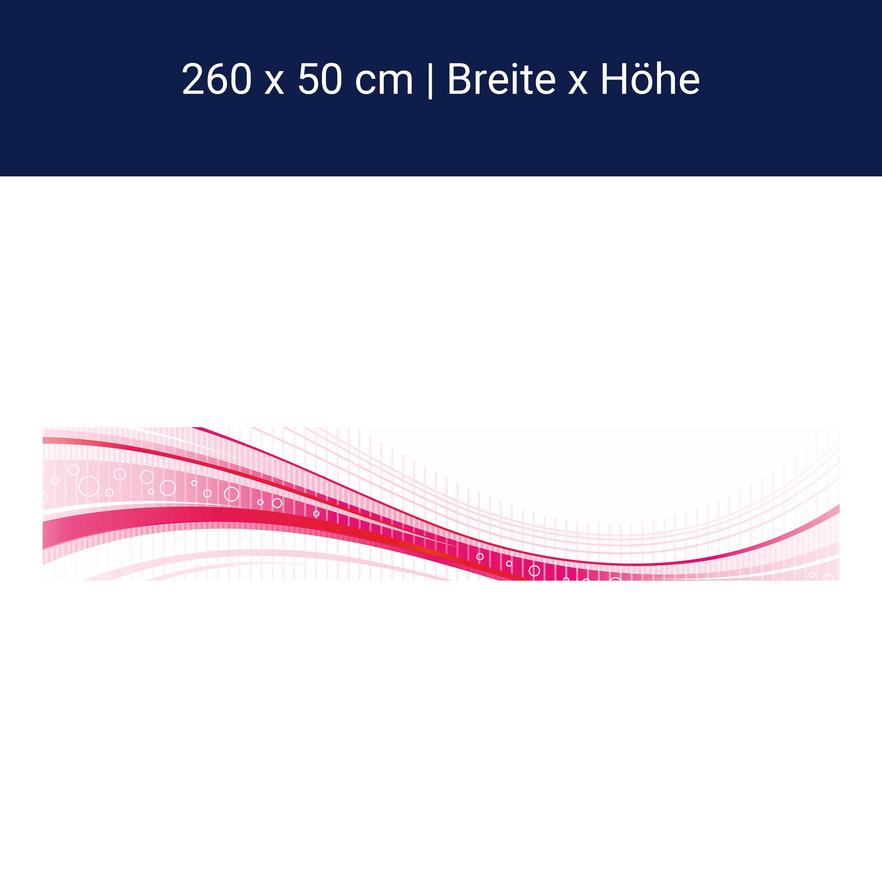 Küchenrückwand Pinke Welle M0314 Küchenrückwand Pinke Welle M0314