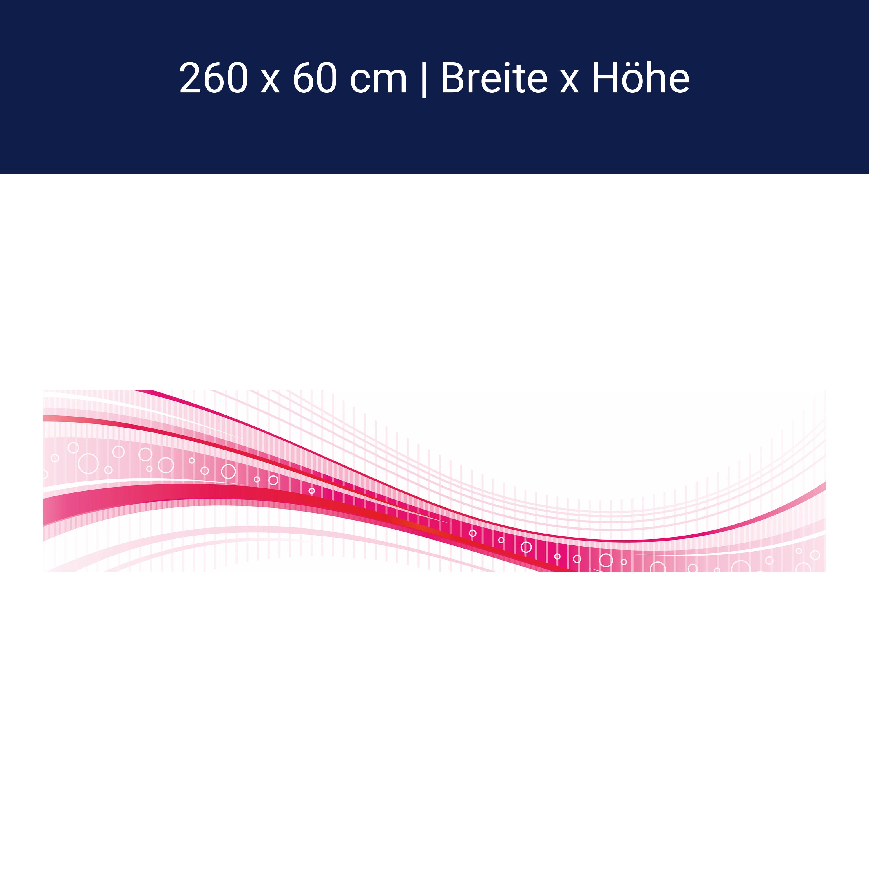 Küchenrückwand Pinke Welle M0314 Küchenrückwand Pinke Welle M0314