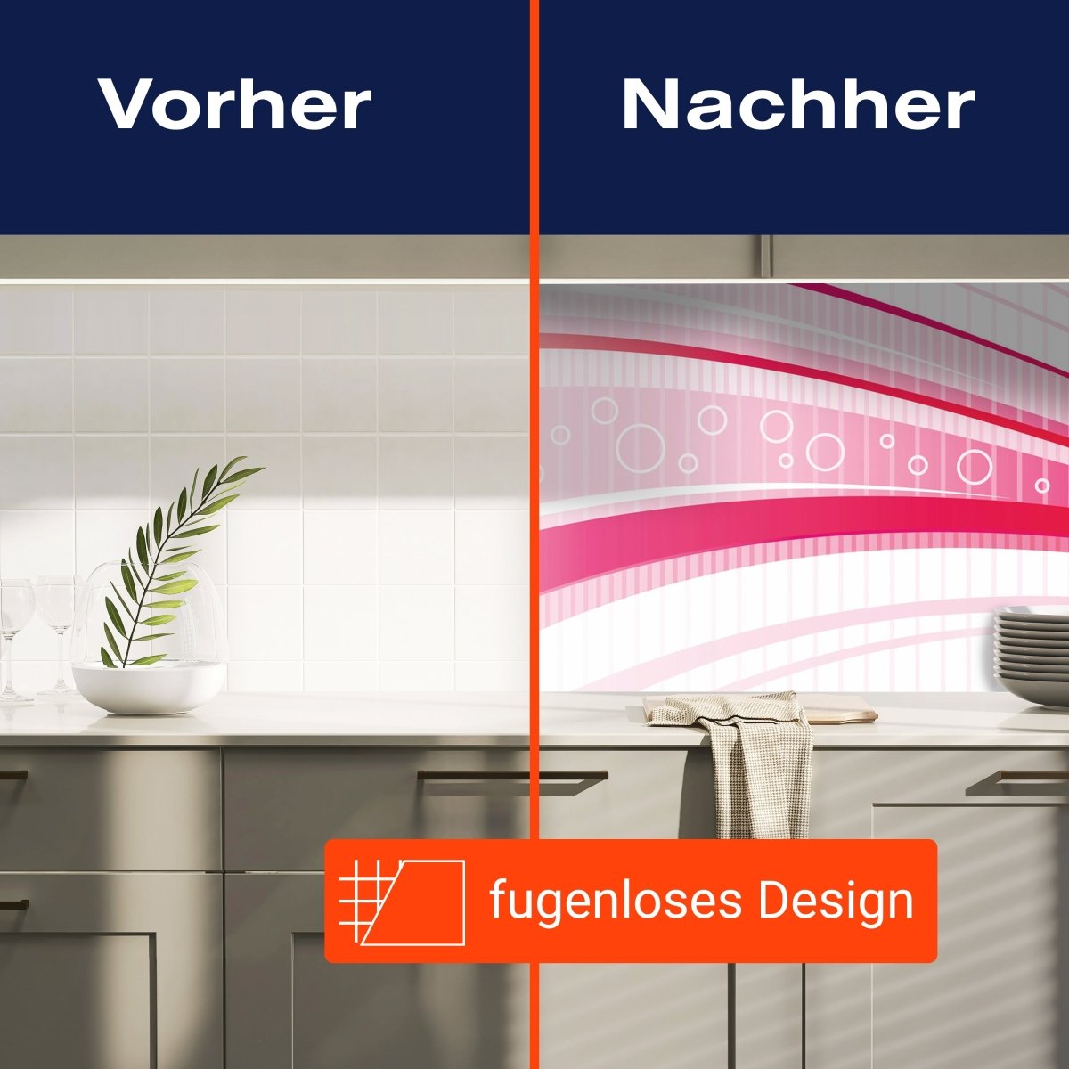 Küchenrückwand Pinke Welle M0314 entdecken - Bild 9 Küchenrückwand Pinke Welle M0314 entdecken - Bild 9