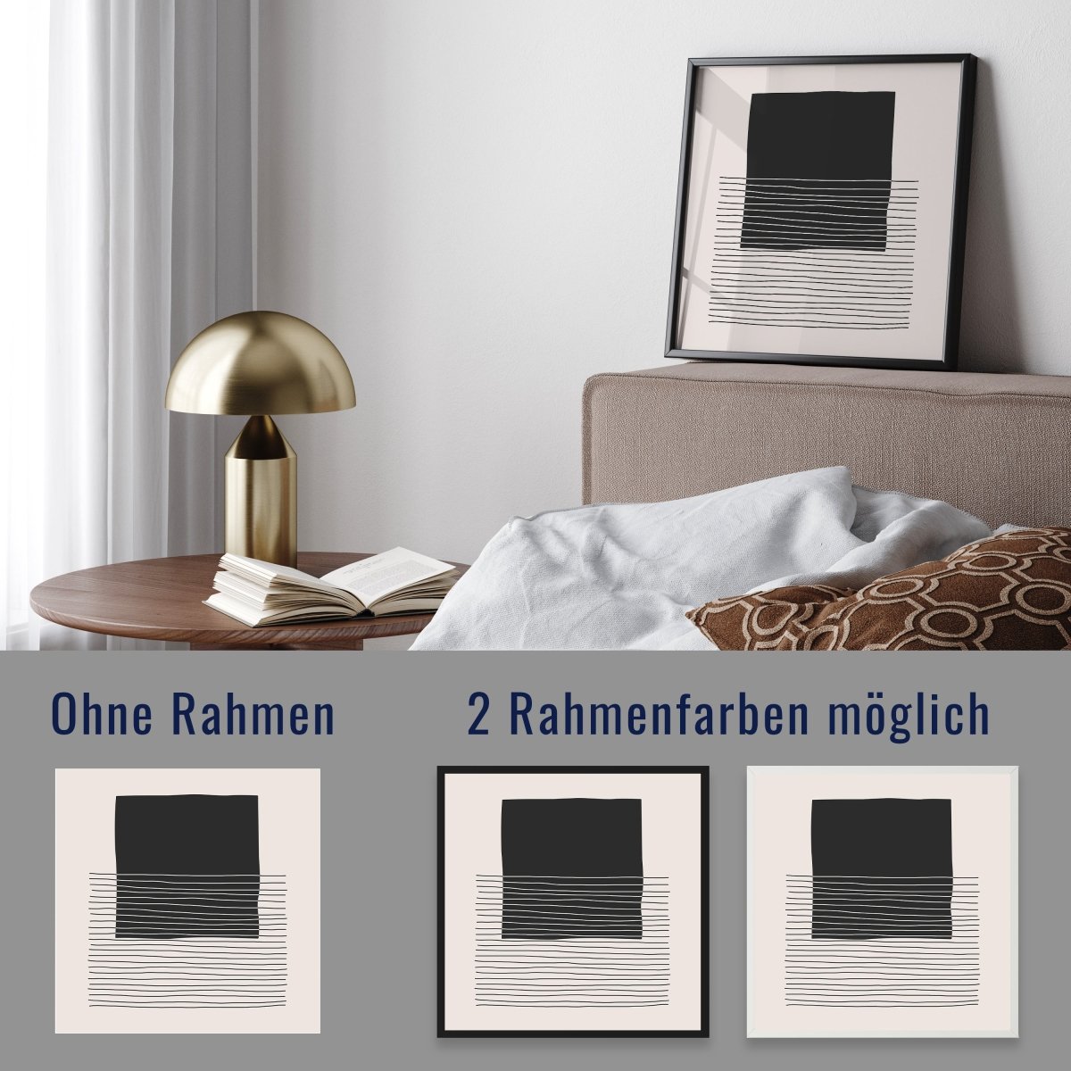 wandmotiv24 Poster, Poster - minimalistisch, schwarz, abstrakt - M0314 - Bild 4 wandmotiv24 Poster, Poster - minimalistisch, schwarz, abstrakt - M0314 - Bild 4