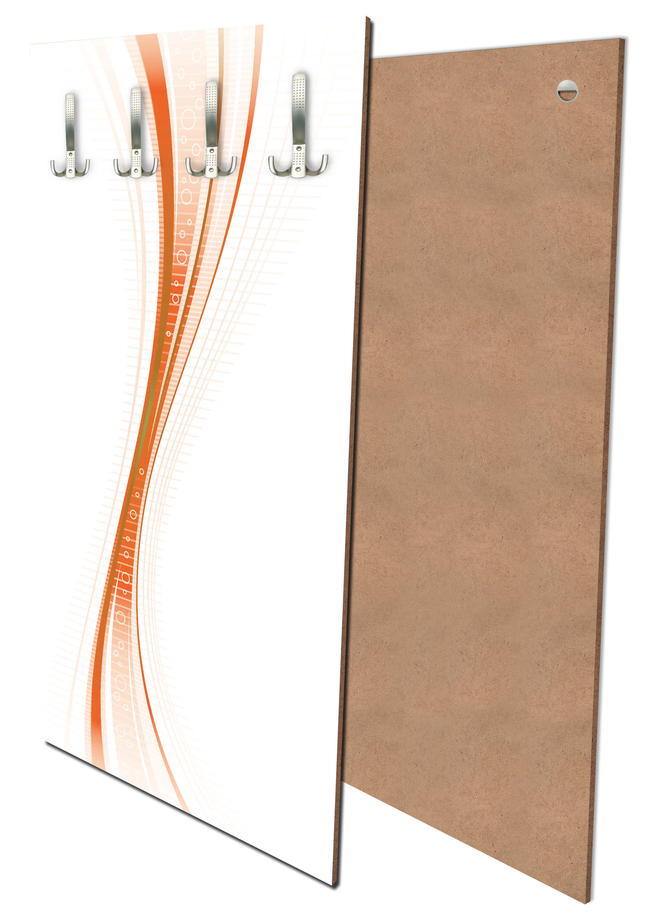 Garderobe Orangene Welle M0315 entdecken - Bild 1 Garderobe Orangene Welle M0315 entdecken - Bild 1