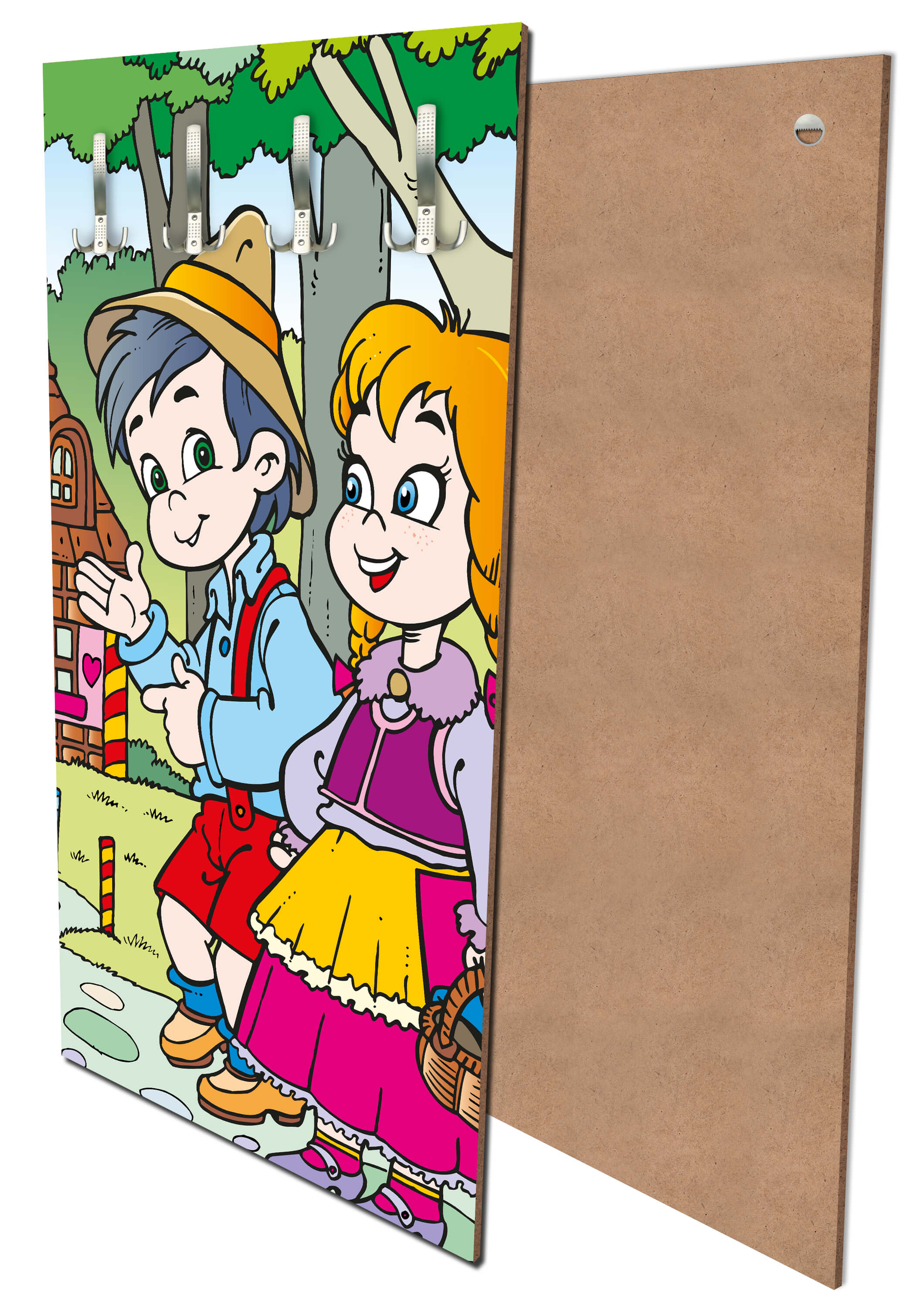 Garderobe Hänsel und Gretel M0316 entdecken - Bild 1 Garderobe Hänsel und Gretel M0316 entdecken - Bild 1