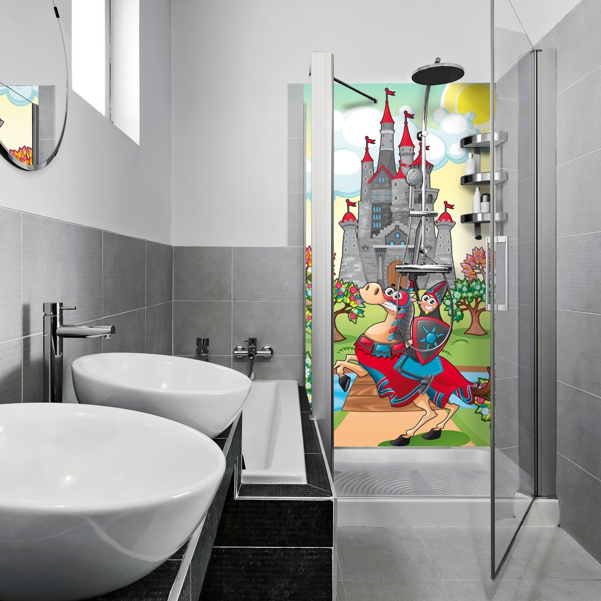 Duschwand Furchtloser Ritter M0317 entdecken - Bild 1 Duschwand Furchtloser Ritter M0317 entdecken - Bild 1