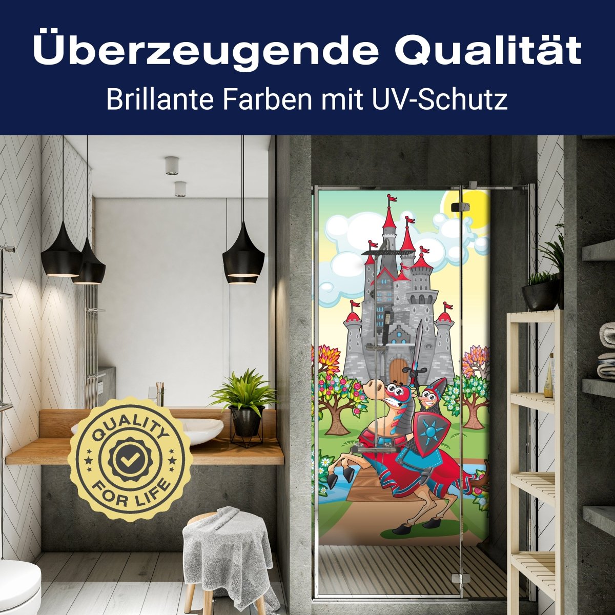 Duschwand Furchtloser Ritter M0317 entdecken - Bild 2 Duschwand Furchtloser Ritter M0317 entdecken - Bild 2