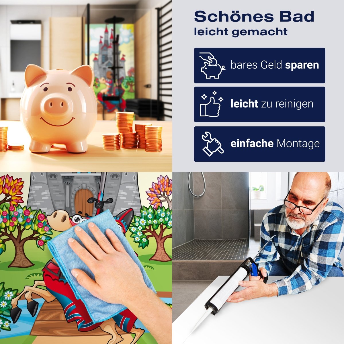 Duschwand Furchtloser Ritter M0317 entdecken - Bild 7 Duschwand Furchtloser Ritter M0317 entdecken - Bild 7