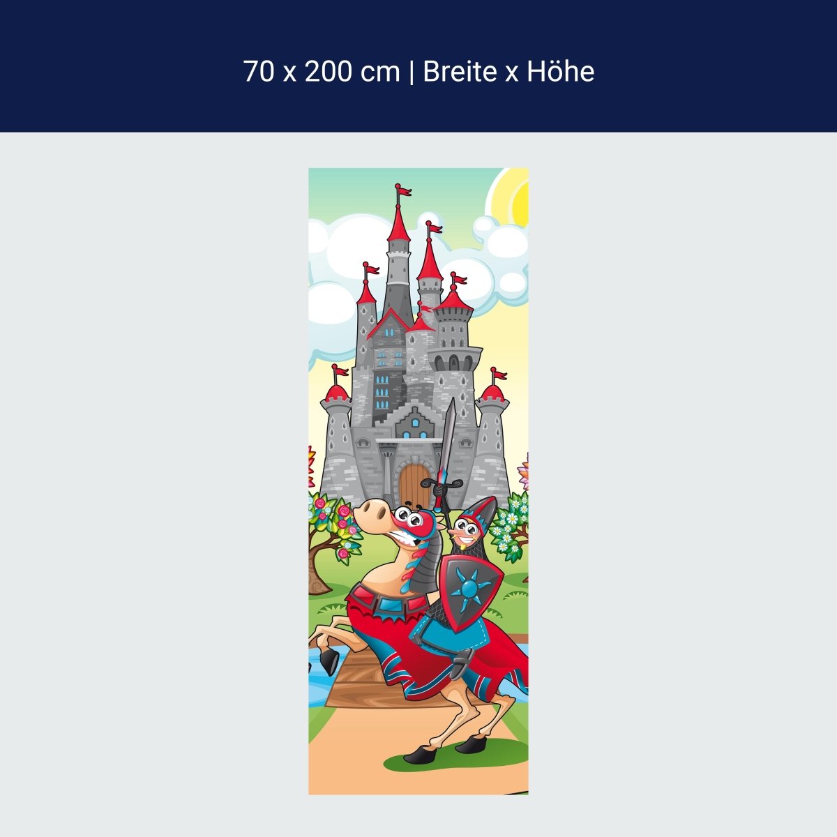 Duschwand Furchtloser Ritter M0317 Duschwand Furchtloser Ritter M0317