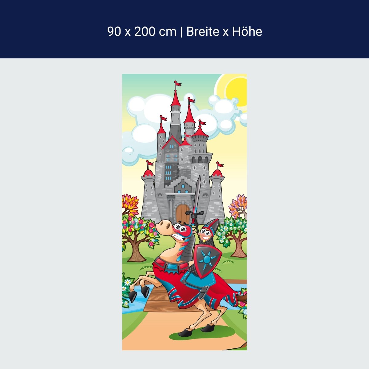 Duschwand Furchtloser Ritter M0317 Duschwand Furchtloser Ritter M0317