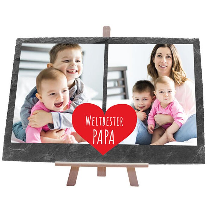 Schiefertafel Bester Papa M0317 - Bild 1 Schiefertafel Bester Papa M0317 - Bild 1