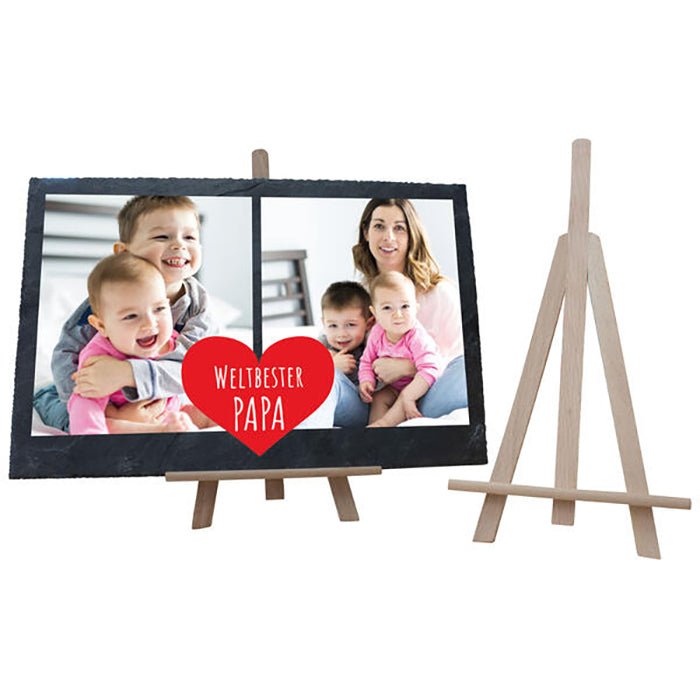 Schiefertafel Bester Papa M0317 - Bild 2 Schiefertafel Bester Papa M0317 - Bild 2