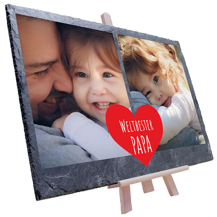 Schiefertafel Bester Papa M0317 - Bild 7 Schiefertafel Bester Papa M0317 - Bild 7