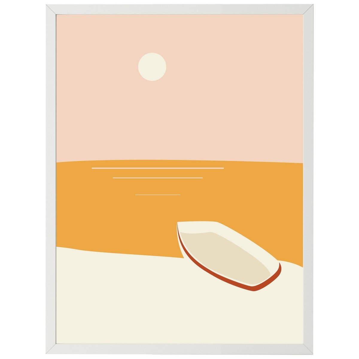 wandmotiv24 Poster, Poster - minimalistisch, Kunst, Boot - M0317 - Bild 1 wandmotiv24 Poster, Poster - minimalistisch, Kunst, Boot - M0317 - Bild 1