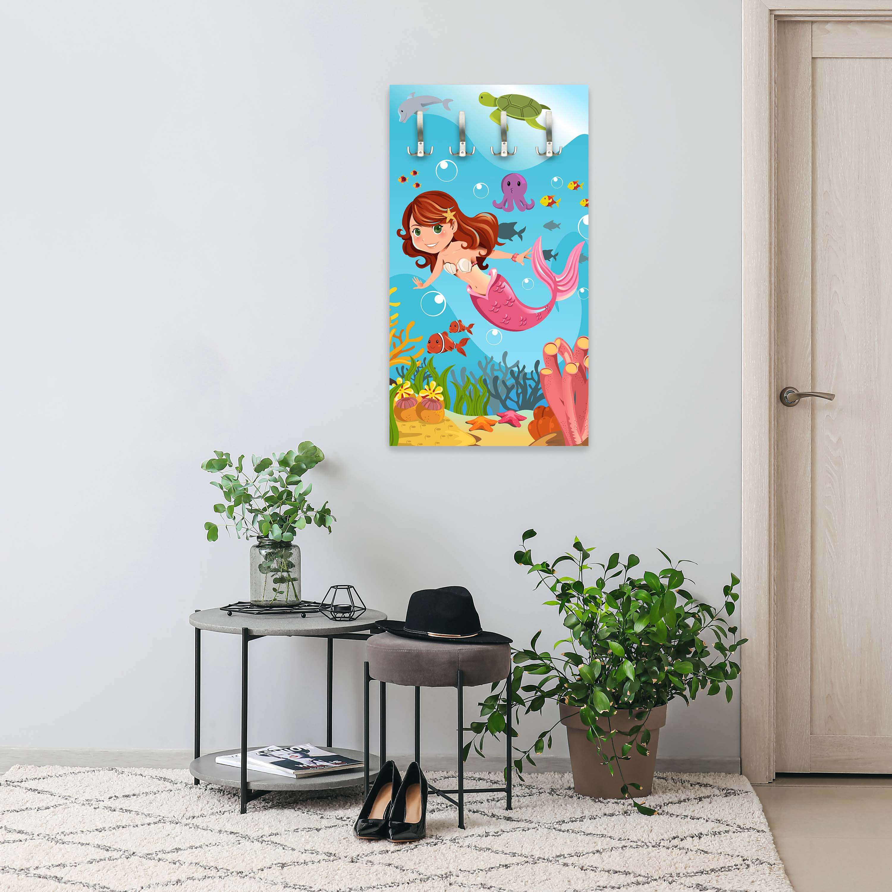 Garderobe kleine Meerjungfrau M0318 entdecken - Bild 2 Garderobe kleine Meerjungfrau M0318 entdecken - Bild 2