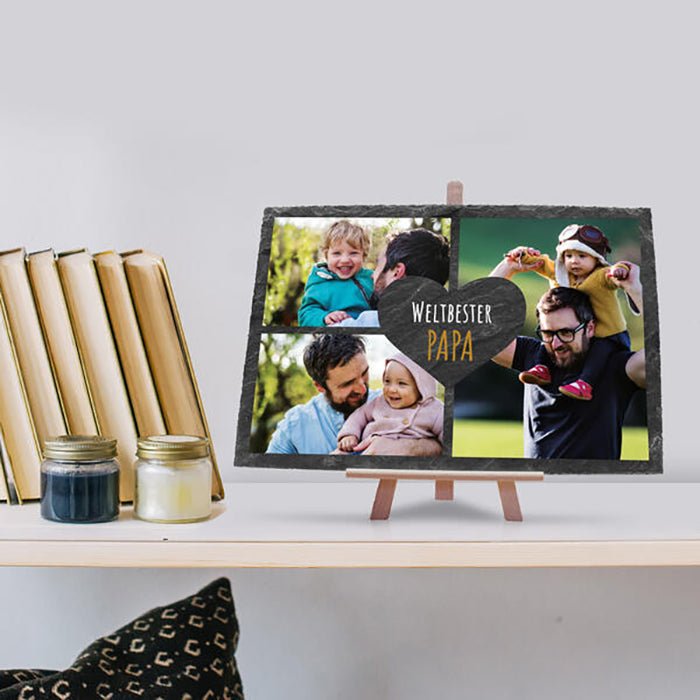 Schiefertafel Bester Papa M0318 - Bild 4 Schiefertafel Bester Papa M0318 - Bild 4