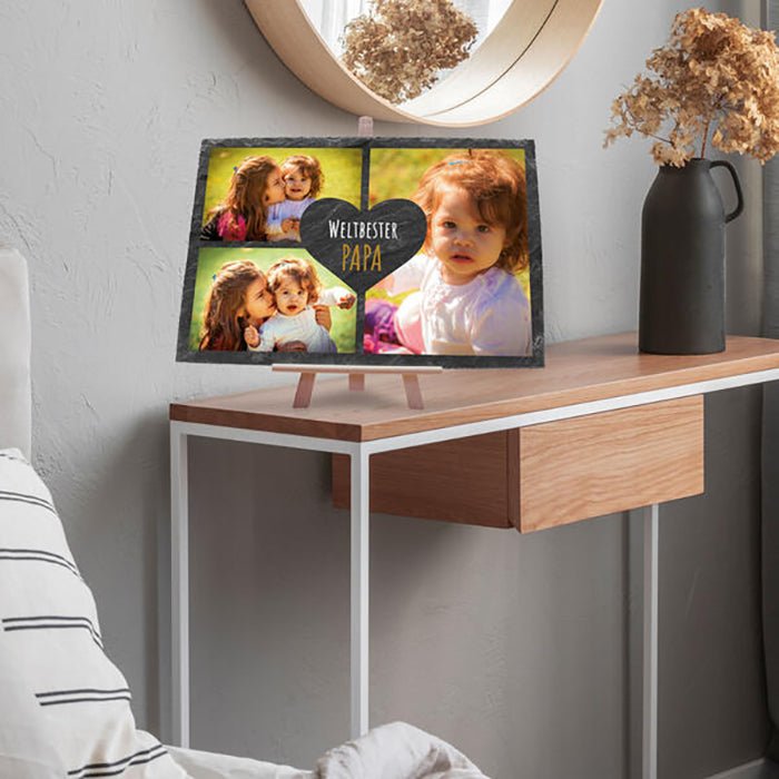 Schiefertafel Bester Papa M0318 - Bild 5 Schiefertafel Bester Papa M0318 - Bild 5