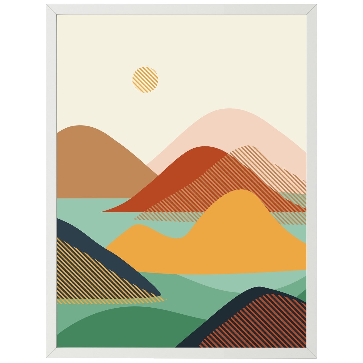 wandmotiv24 Poster, Poster - minimalistisch, Kunst, Landschaft - M0318 - Bild 1 wandmotiv24 Poster, Poster - minimalistisch, Kunst, Landschaft - M0318 - Bild 1