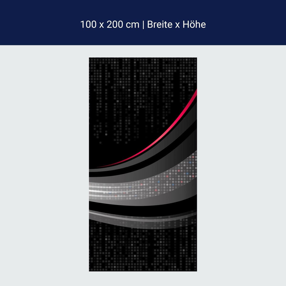 Duschwand Black Waves M0319 Duschwand Black Waves M0319