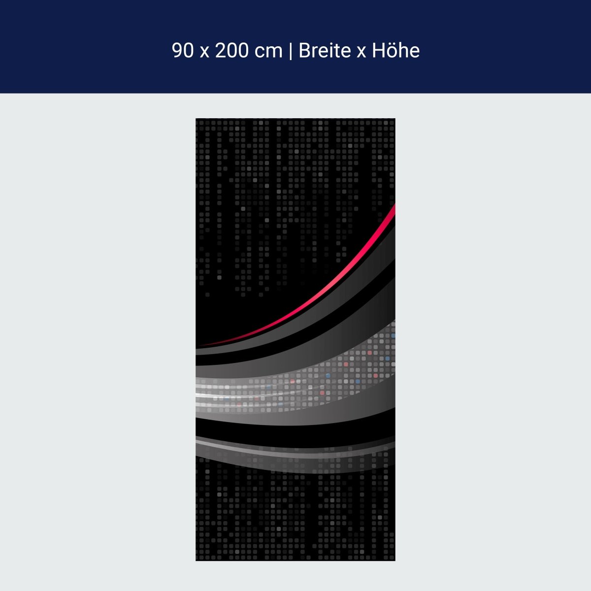 Duschwand Black Waves M0319 Duschwand Black Waves M0319