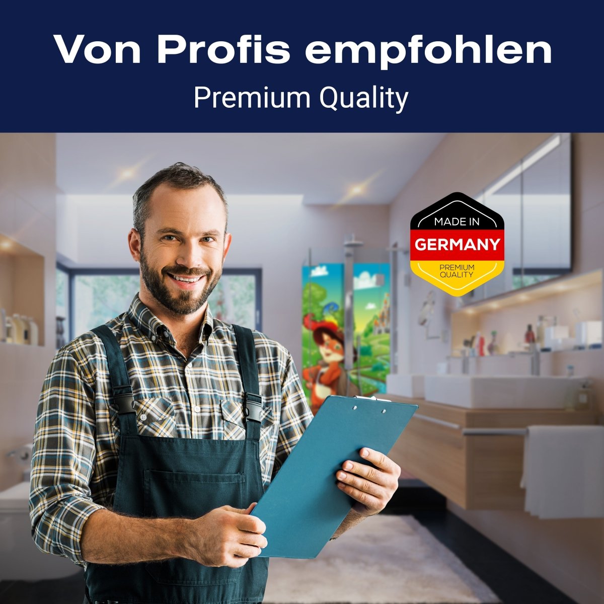 Duschwand Gestiefelter Kater M0320 entdecken - Bild 5 Duschwand Gestiefelter Kater M0320 entdecken - Bild 5