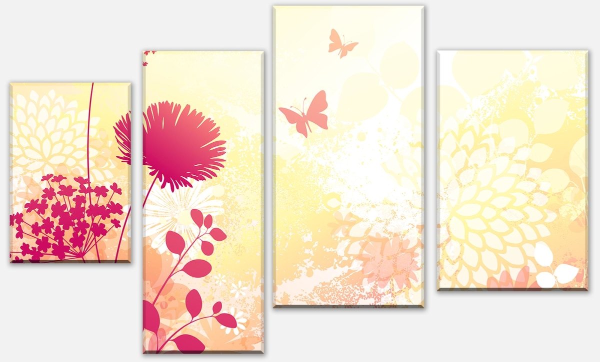 Leinwandbild Mehrteiler Sommerwiese M0322 Leinwandbild Mehrteiler Sommerwiese M0322