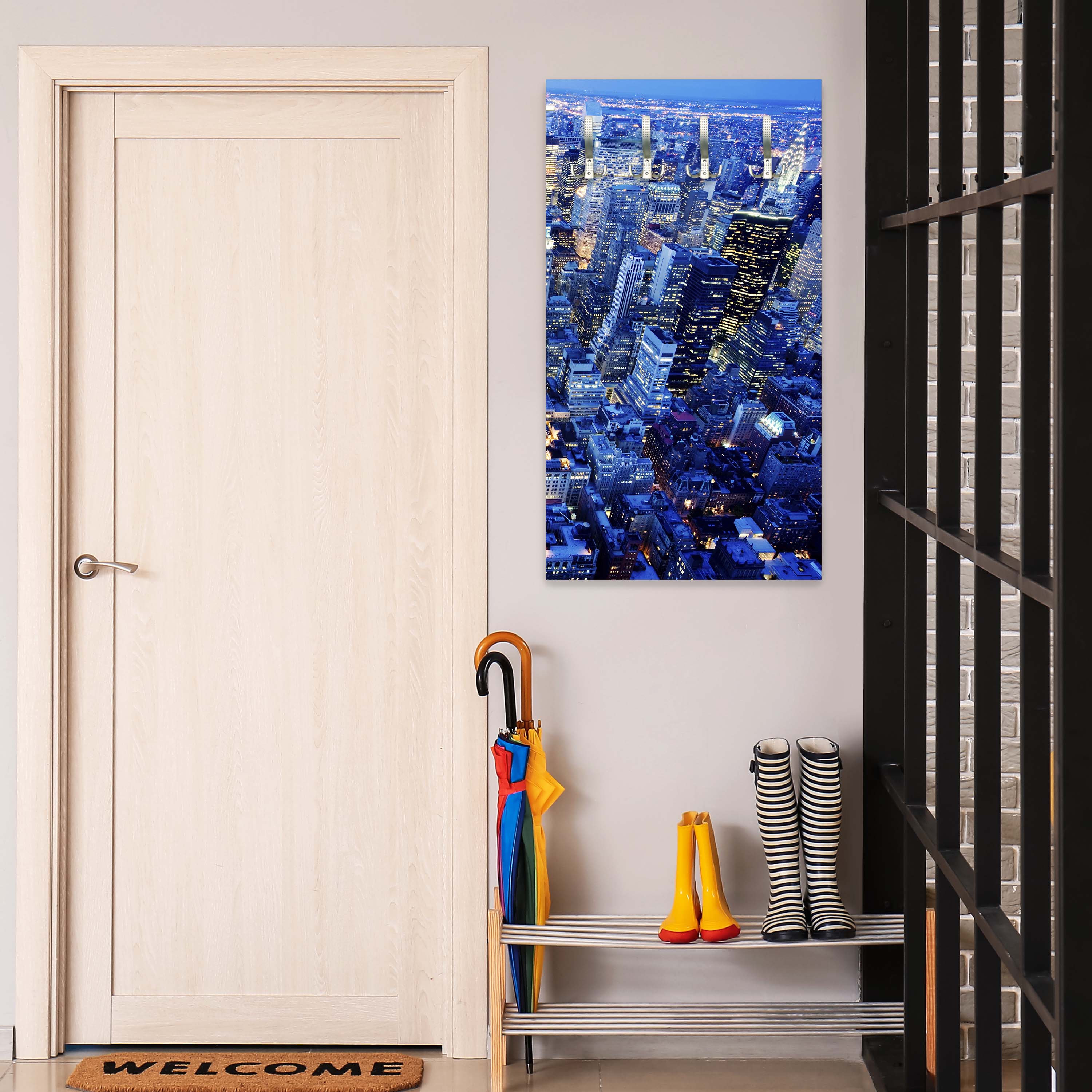 Garderobe Manhattan bei Nacht M0324 entdecken - Bild 6 Garderobe Manhattan bei Nacht M0324 entdecken - Bild 6